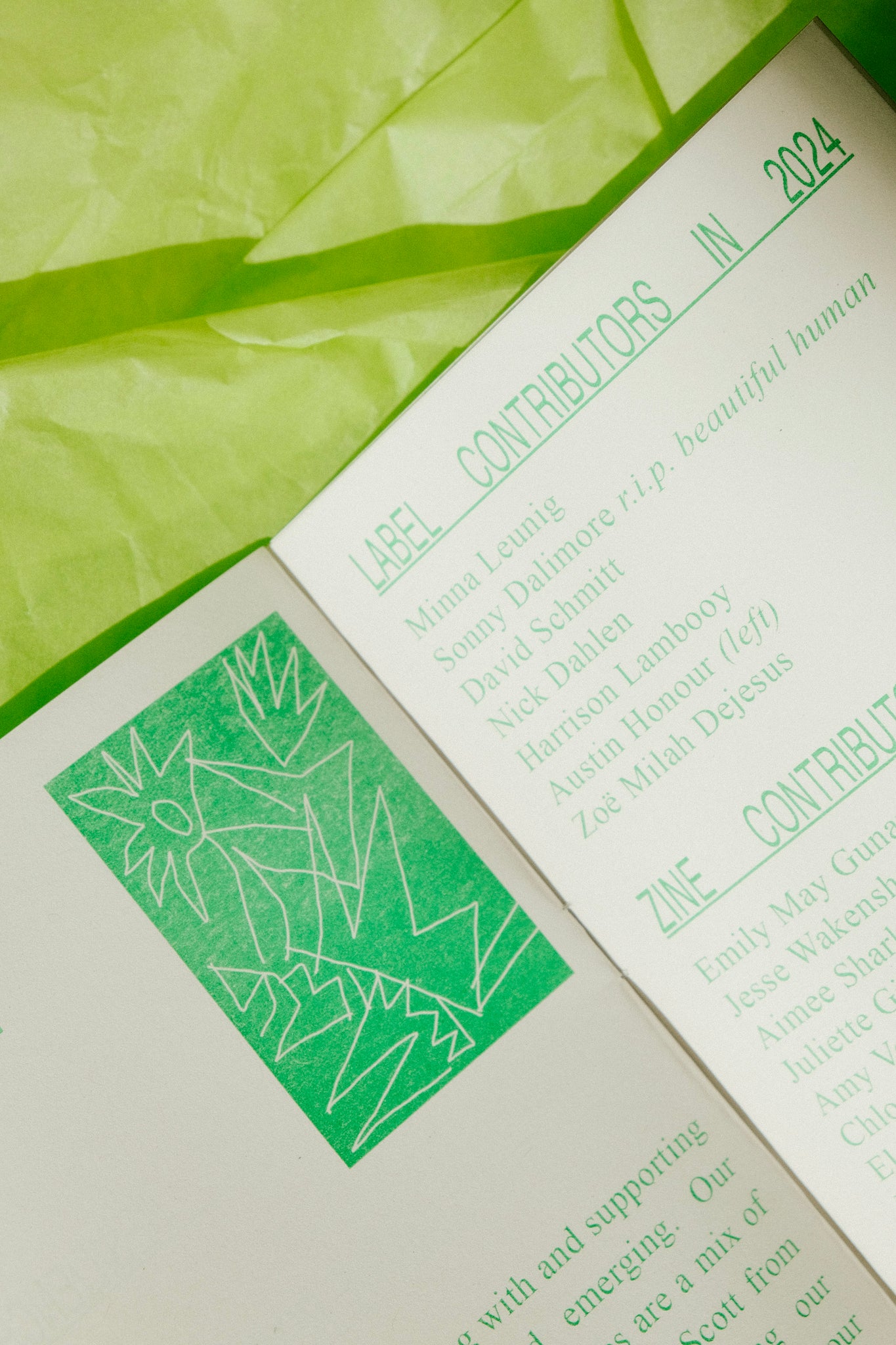 The Minimum Zine 2024 Impact Issue.