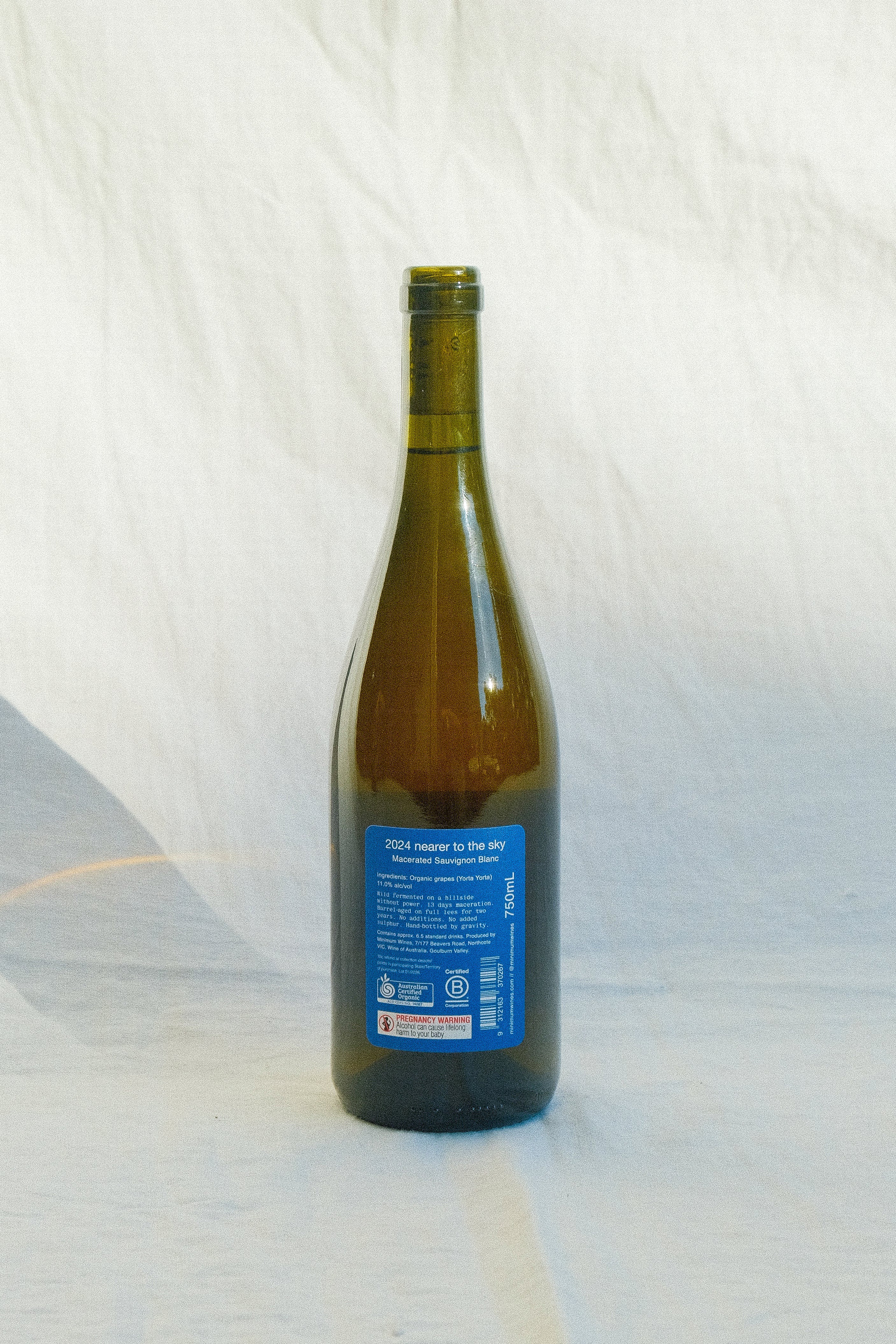 2024 'nearer to the sky' Macerated Sauvignon Blanc.
