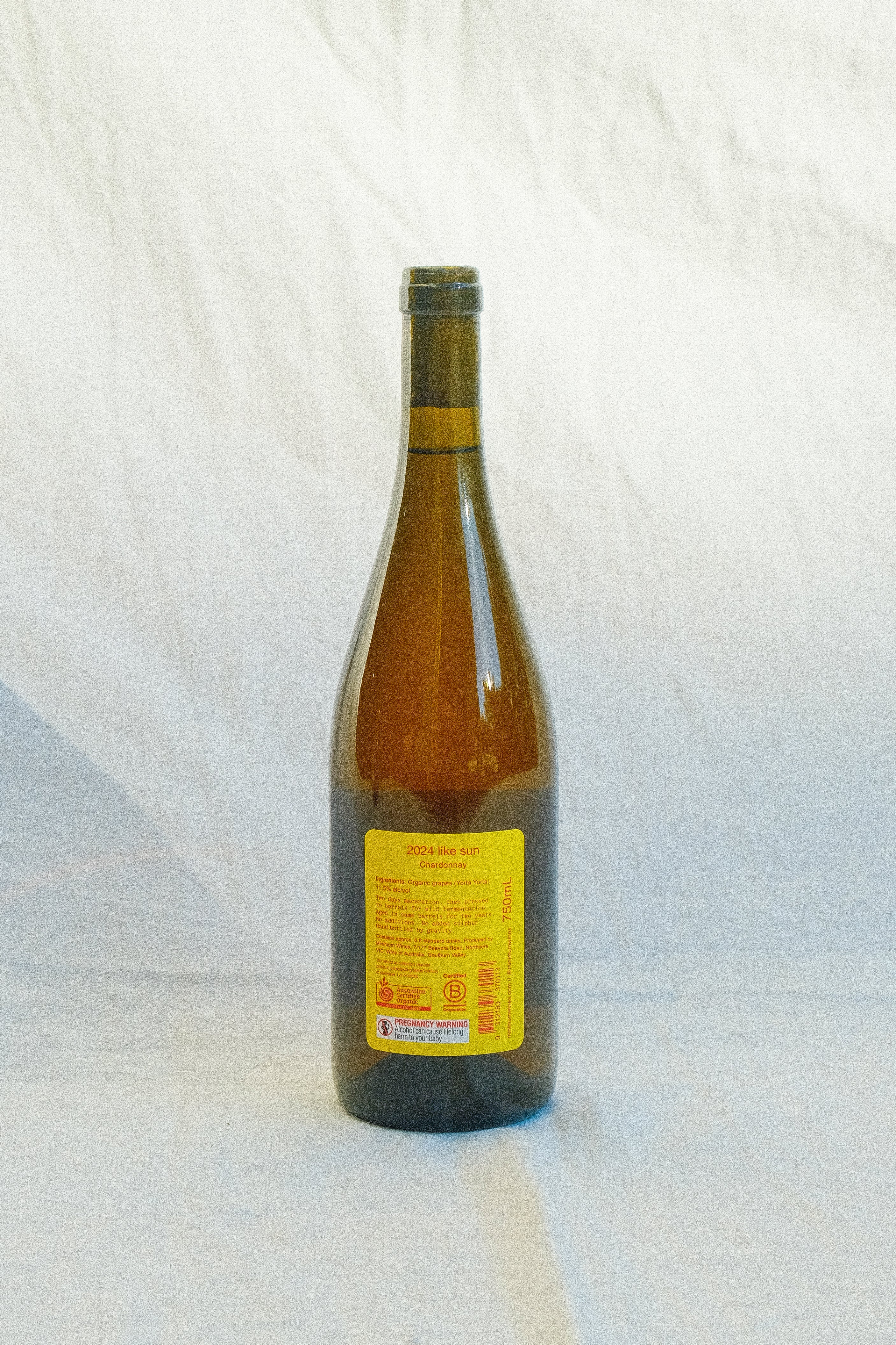 2024 'like sun' Chardonnay.