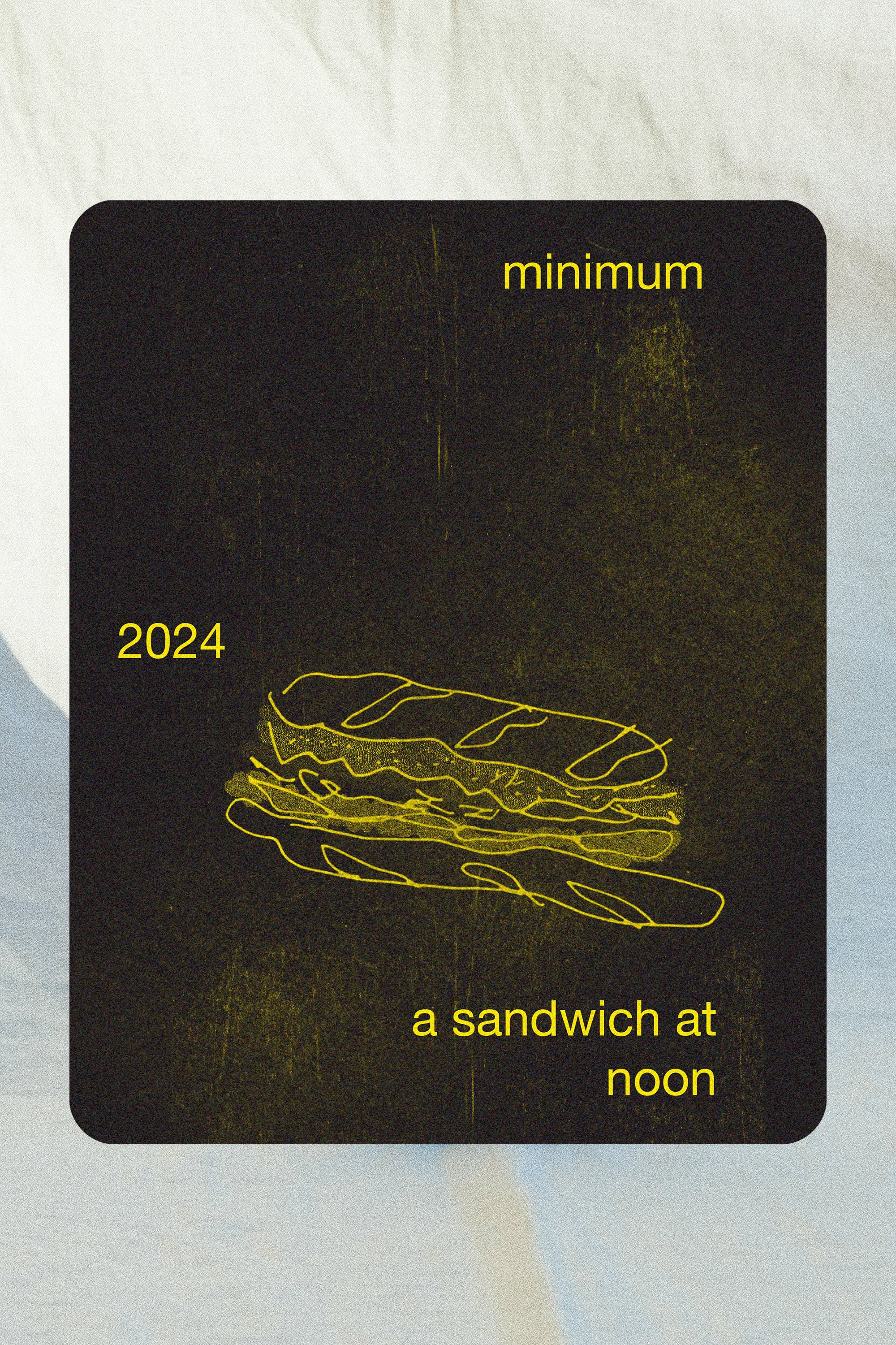 2024 'a sandwich at noon' Chardonnay / Syrah.