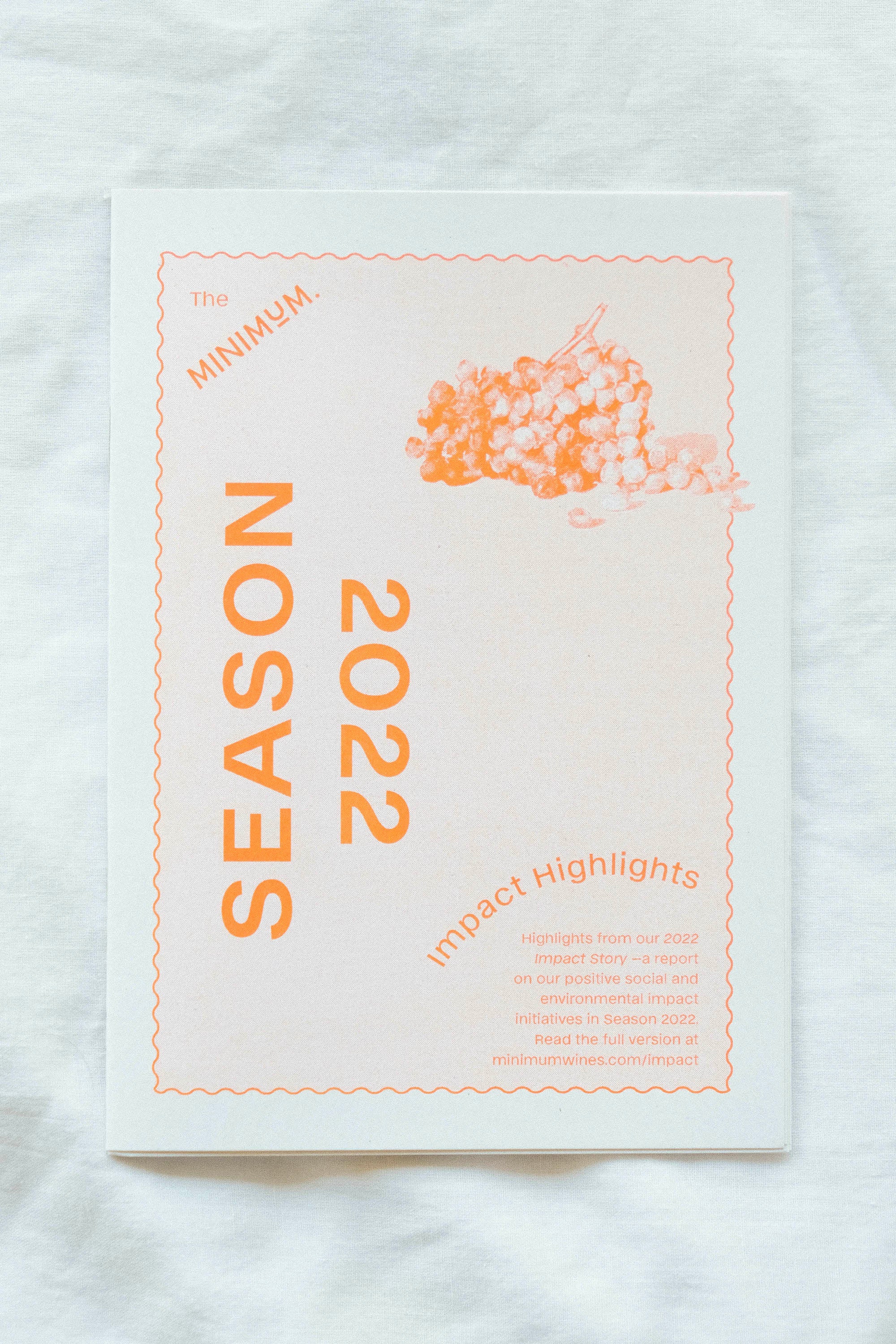 The Minimum Zine 2022 Impact Issue.