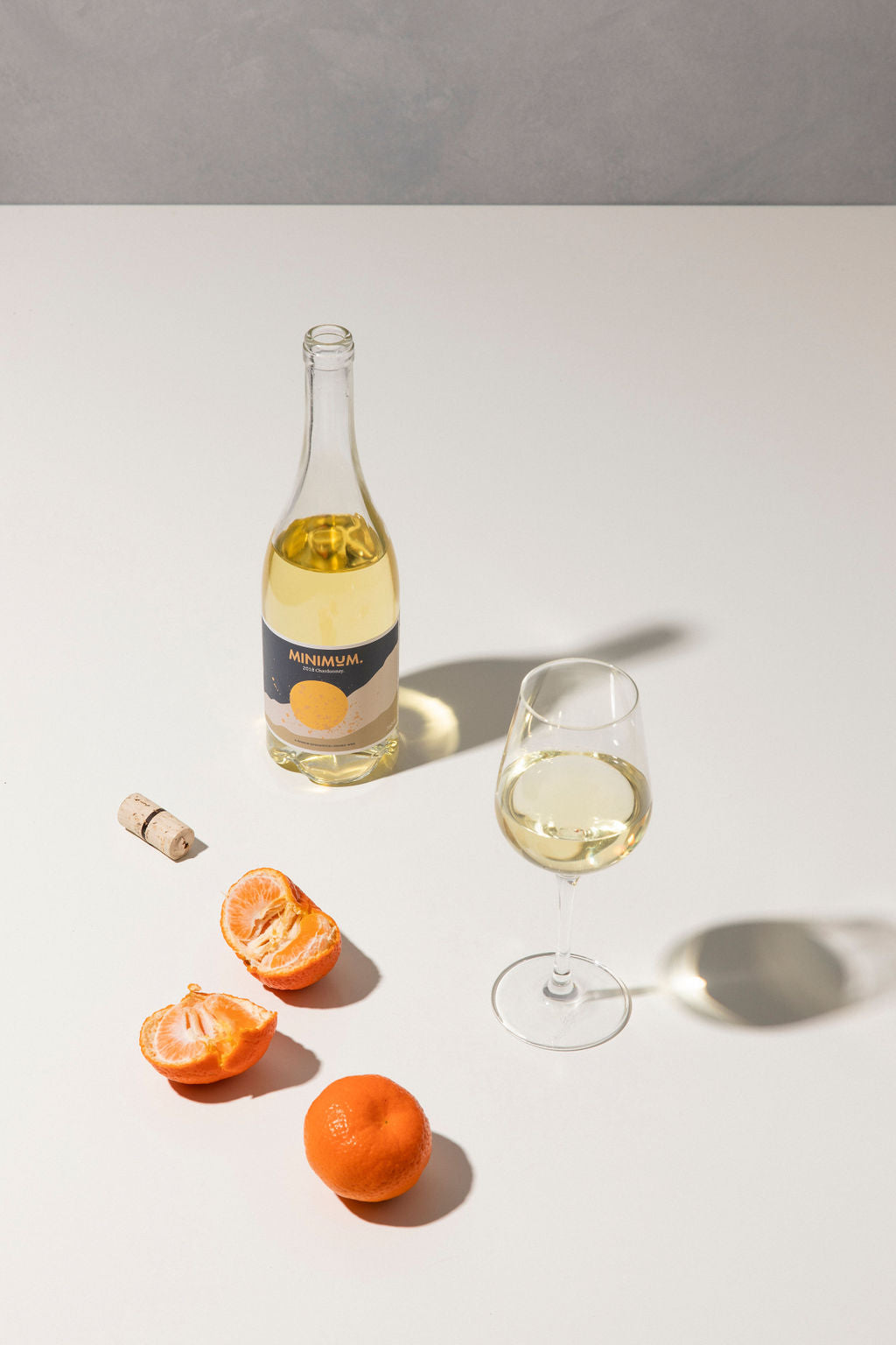 WHITE → 2018 Chardonnay.