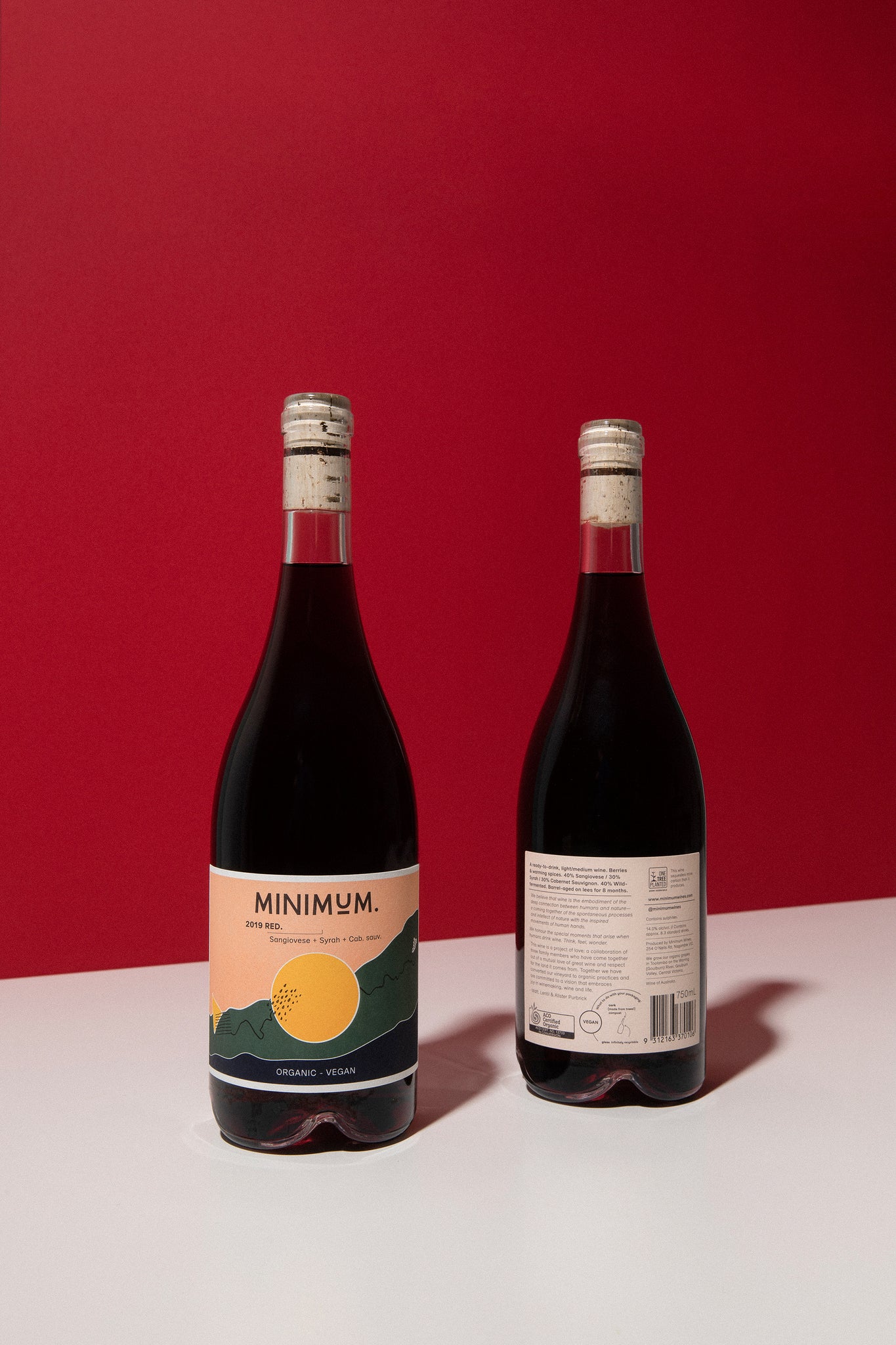 RED → 2019 Sangio Syrah Cab. Sauv.